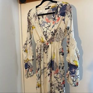 Boohoo Floral Design Maxi Dress